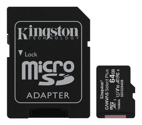 Memoria MicroSD Kingston Canvas Select Plus SDCS2 64GB