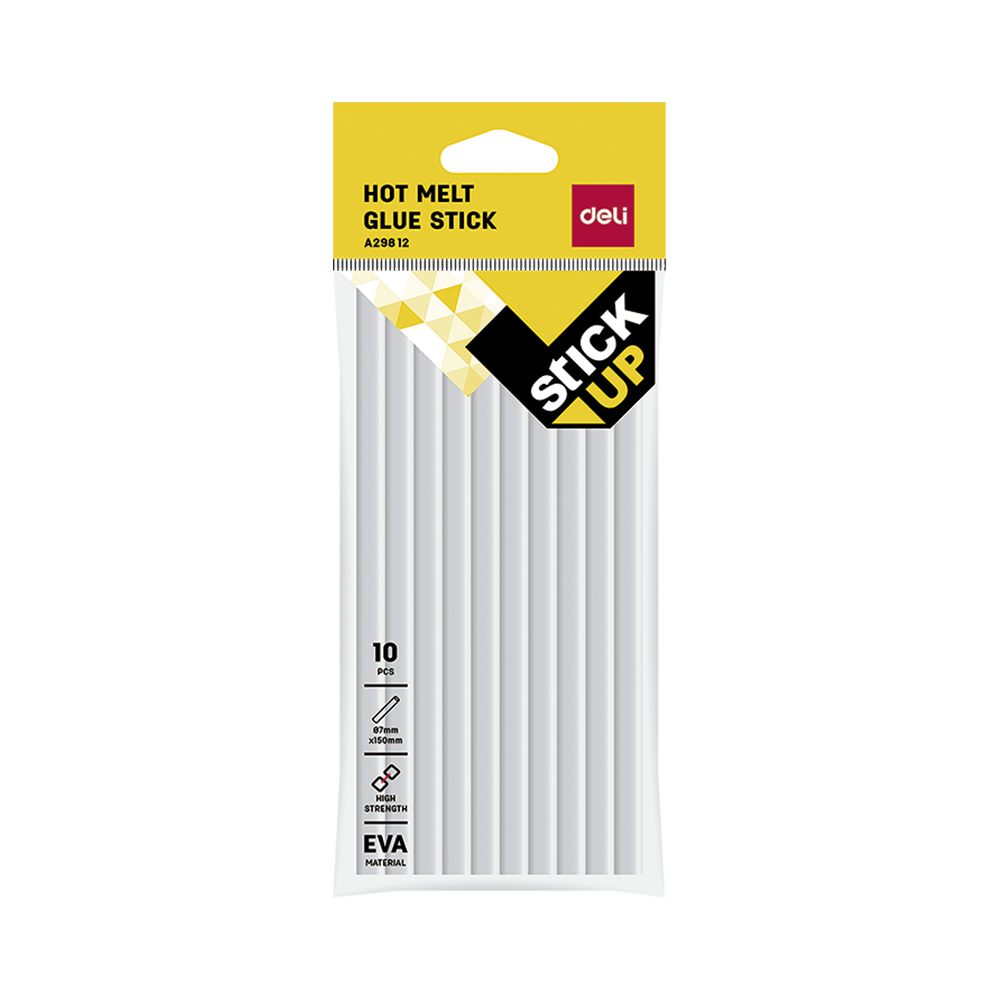 Barras De Silicon 7mm X 150mm Blanco Deli *UMV- 1 Bolsa*