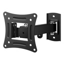 Base para TV Steren para pantallas de 10" a 27" con brazo movible