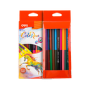 Colores Bicolor Colorun Deli Caja De 12 Colores *UMV-Inner de 24 cajas*