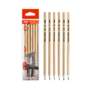Set de Lápiz para Boceto Deli Bolsa 2H, H, HB, B, 2B *UMV-1 blister*