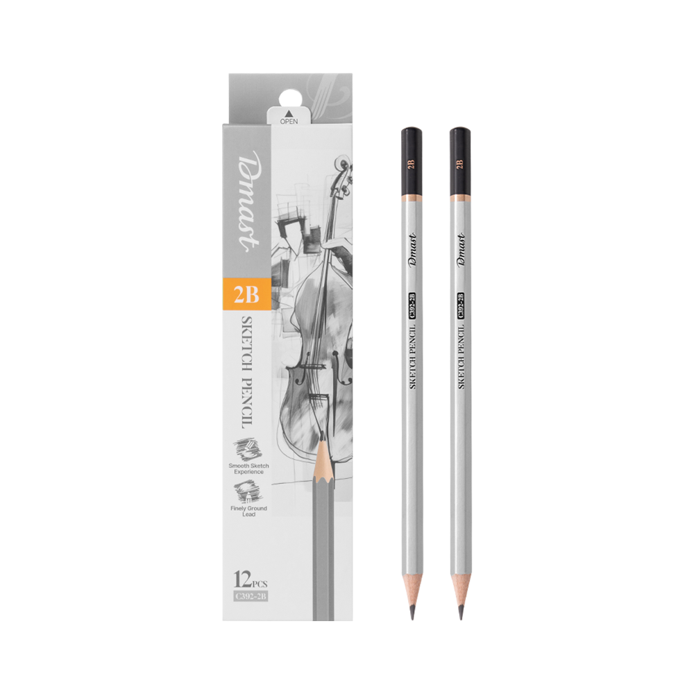 Lápiz de Dibujo 2B Dmast Deli Caja 12 Lápices *UMV-1 caja*