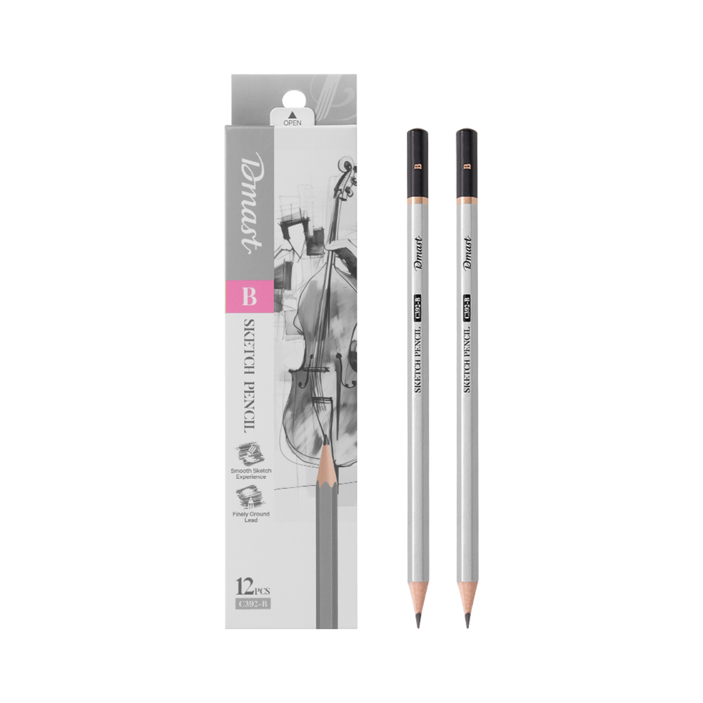 Lápiz de Dibujo B Dmast Deli Caja 12 Lápices *UMV-1 caja*