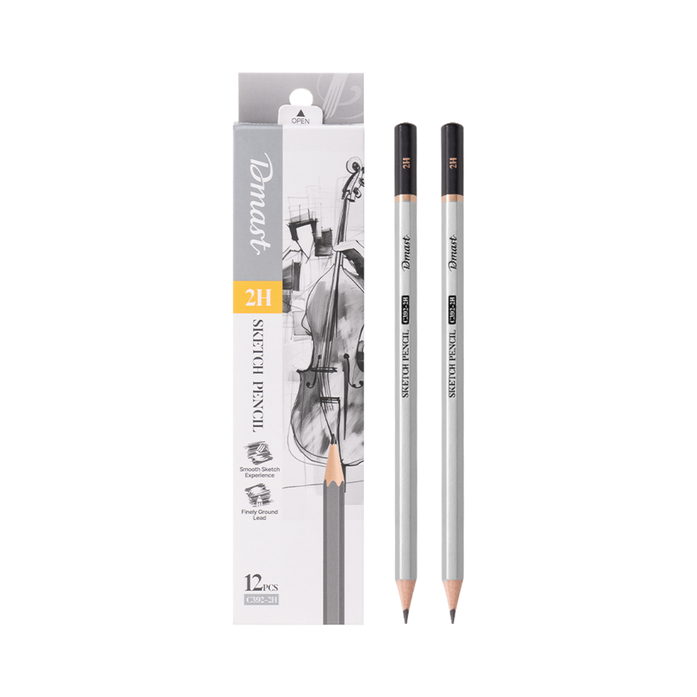 Lápiz de Dibujo 2H Dmast Deli Caja 12 Lápices *UMV-1 caja*