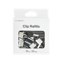 Repuestos para Dispensador de Clips Nusign Plateado *UMV- Caja de 50 pzas*