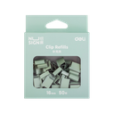 Repuestos para Dispensador de Clips Nusign Verde *UMV- Caja de 50 pzas*