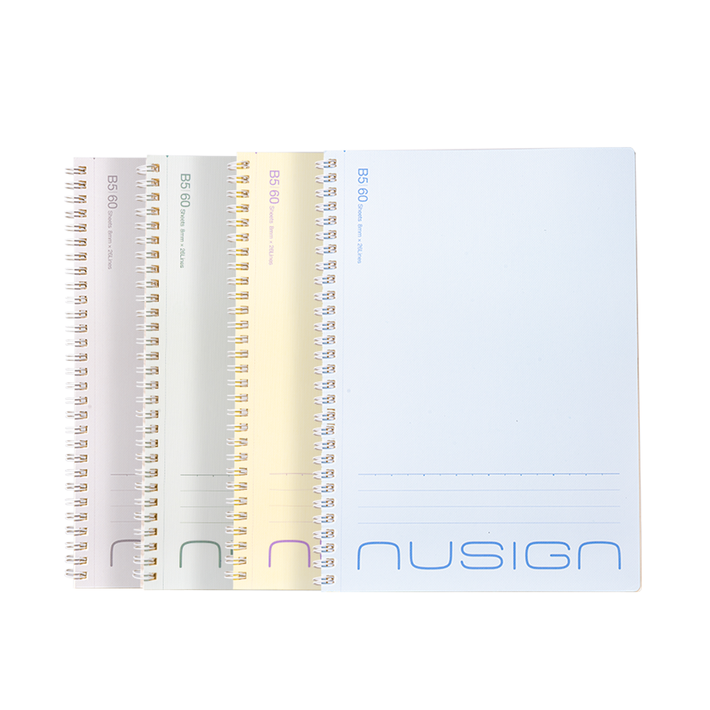 Cuaderno de Espiral Nusign B5 60 hojas *UMV- 4 und surtidas*