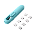 Dispensador Clip Pinza Nusign Azul 40 pag Deli  *UMV- 1 Und*