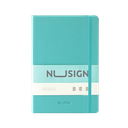 Cuaderno con Tapa de Cuero Azul Nusign A5 210*140mm 96 hojas *UMV- 1 und*
