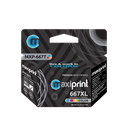 Cartucho de tinta Maxiprint Compatible con HP 667XL tricolor 13.3ml