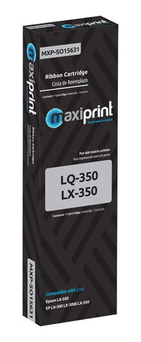 Cinta Maxiprint Compatible con Epson 8750/LX350/LQ350 negro