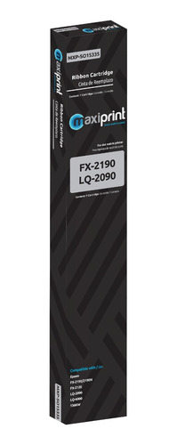 Cinta Maxiprint Compatible con Epson S015335 FX2190 negro
