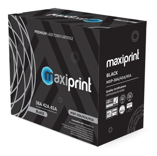 Cartucho de Toner Maxiprint Compatible con HP Q1338A Q5942A Q5945A negro