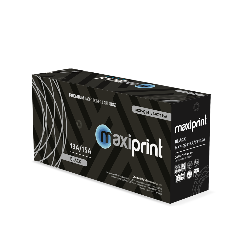 Cartucho de Toner Maxiprint Compatible con HP Q2613A C7115A negro