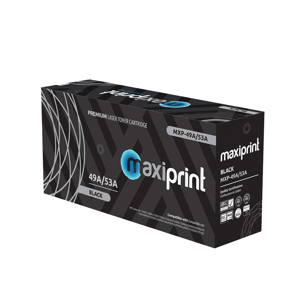 Cartucho de Toner Maxiprint Compatible con HP Q5949A Q7553A negro