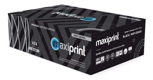 Cartucho de Toner Maxiprint Compatible con HP C8543X negro