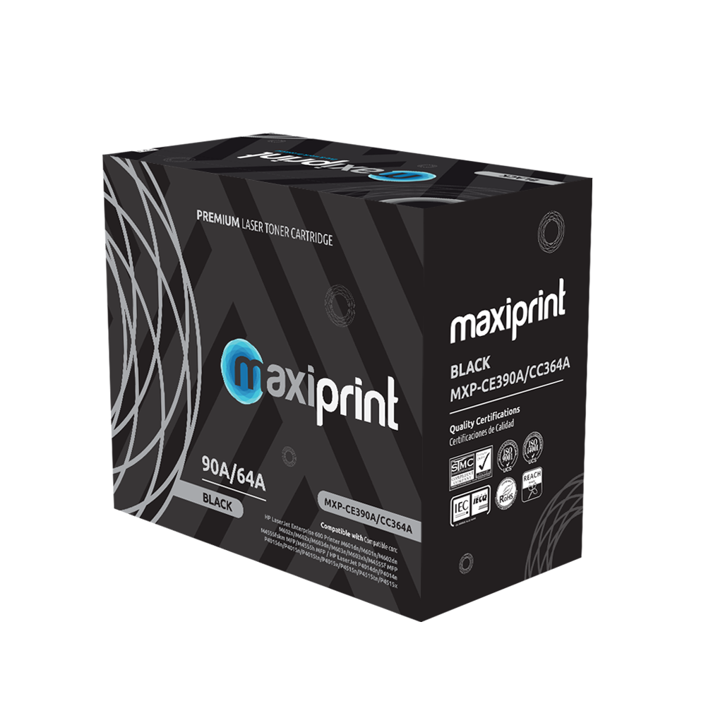 Cartucho de Toner Maxiprint Compatible con HP CC364A CE390A negro
