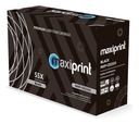 Cartucho de Toner Maxiprint Compatible con HP CE255X negro