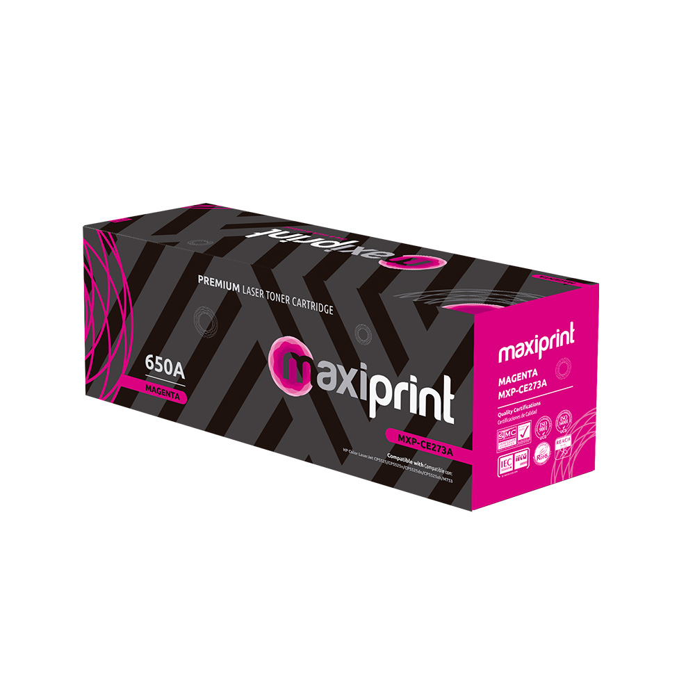 Cartucho de Toner Maxiprint Compatible con HP CE273A magenta