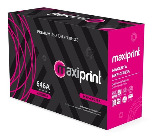 Cartucho de Toner Maxiprint Compatible con HP CF031A Cian