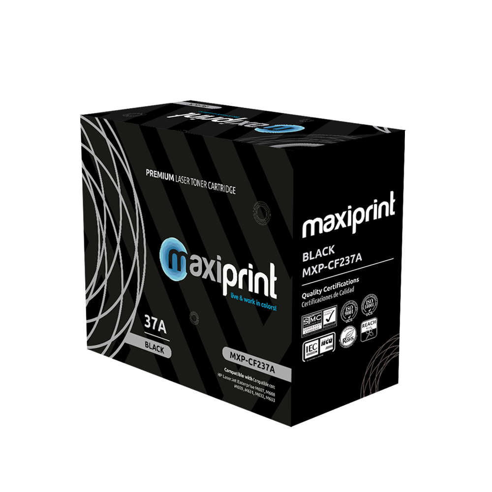 Cartucho de Toner Maxiprint Compatible con HP CF237A negro