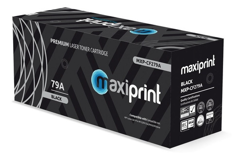 Cartucho de Toner Maxiprint Compatible con HP CF279A negro