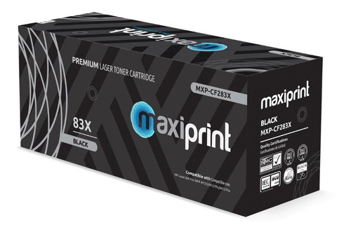 Cartucho de Toner Maxiprint Compatible con HP CF283X Canon CRG137