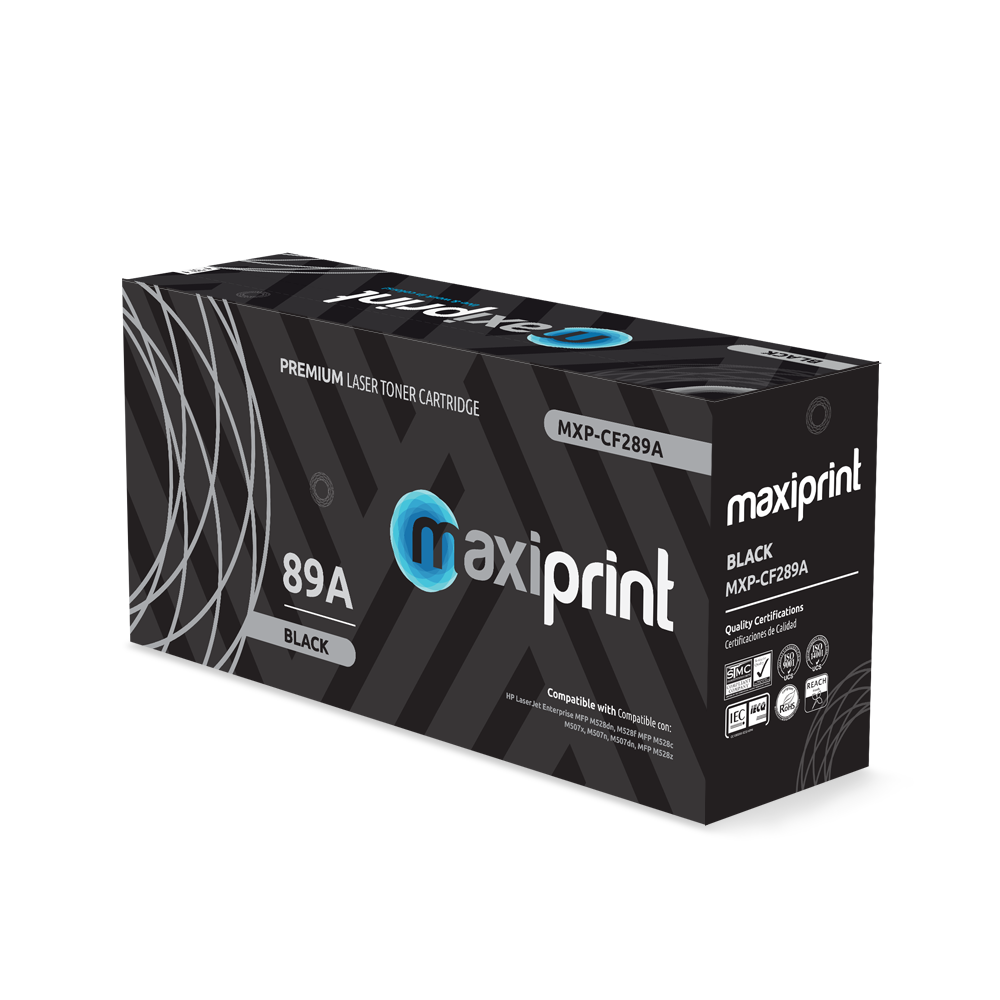 Cartucho de Toner Maxiprint Compatible con HP CF289A negro (C/Chip)
