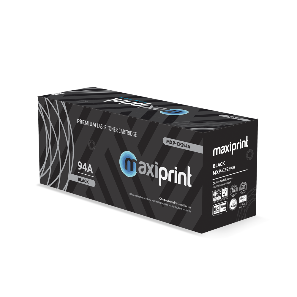 Cartucho de Toner Maxiprint Compatible con HP CF294A negro