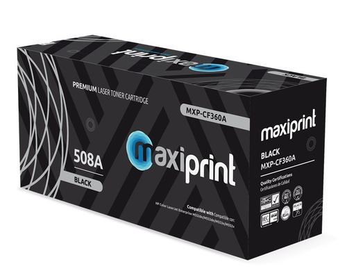 Cartucho de Toner Maxiprint Compatible con HP CF360A Canon 040 negro