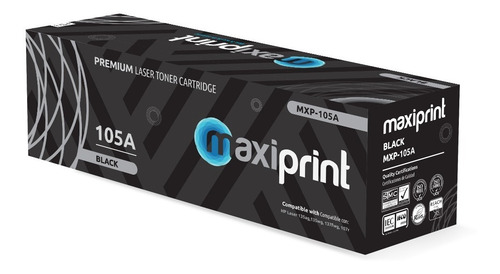 Cartucho de Toner Maxiprint Compatible con HP W1105A 105A negro