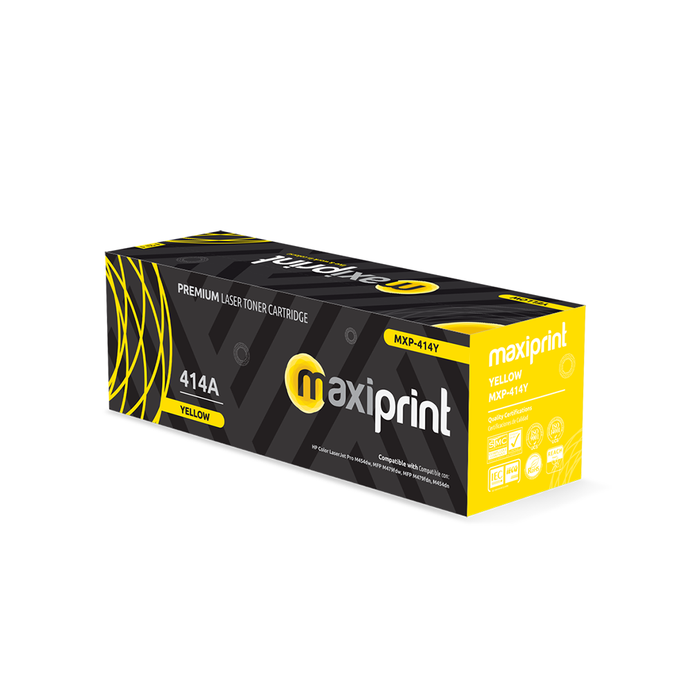 Cartucho de Toner Maxiprint Compatible con HP W2022A 414A amarillo (C/Chip)