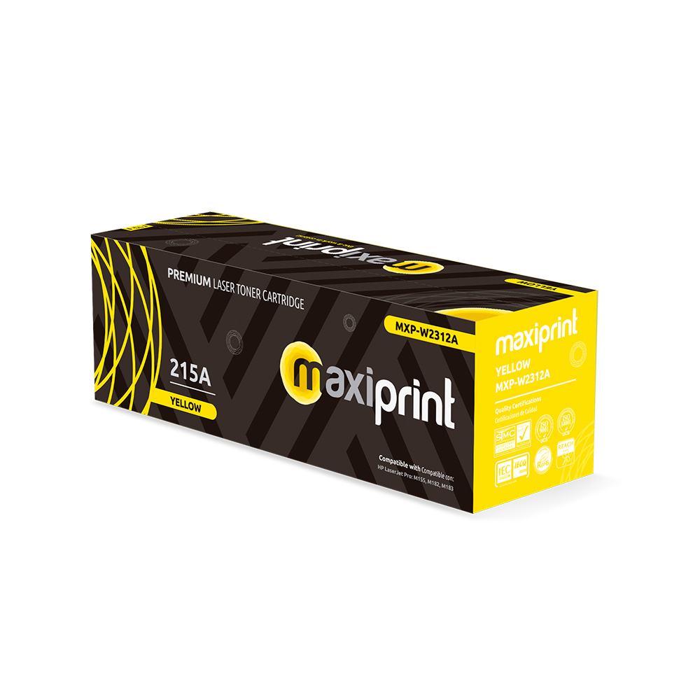 Cartucho de Toner Maxiprint Compatible con HP W2312A 215A amarillo (C/Chip)