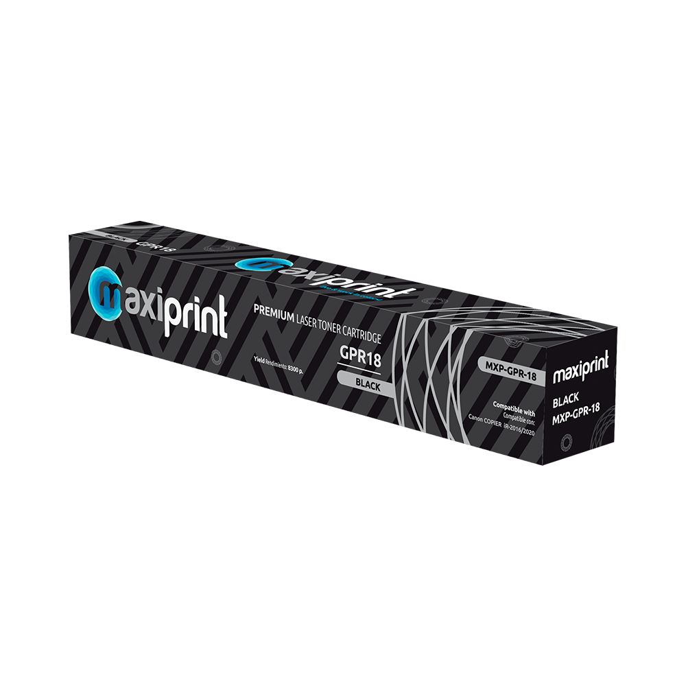 Cartucho de Toner Maxiprint Compatible con Canon GPR 18 negro