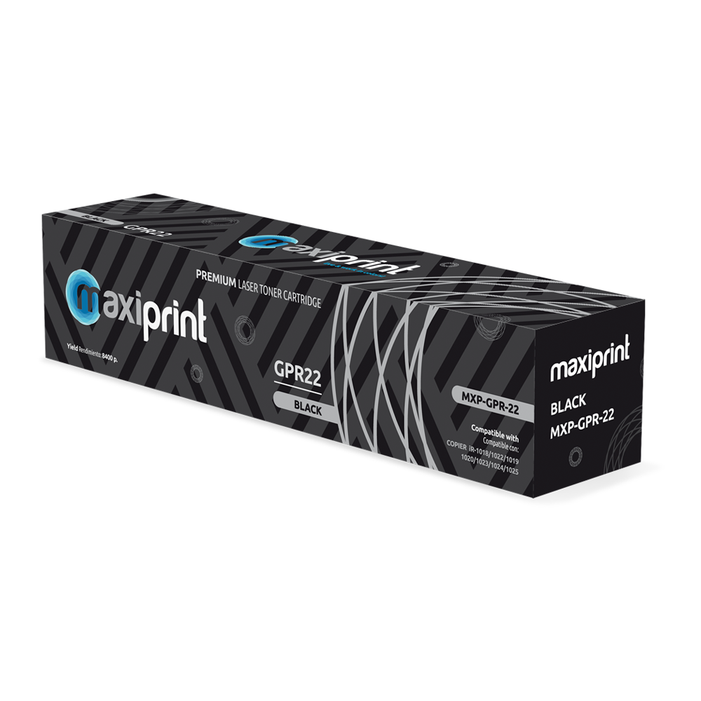 Cartucho de Toner Maxiprint Compatible con Canon GPR 22 negro