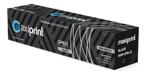 Cartucho de Toner Maxiprint Compatible con Canon GPR 22 negro
