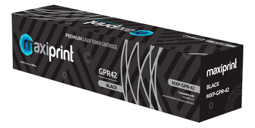 Cartucho de Toner Maxiprint Compatible con Canon GPR 42 negro
