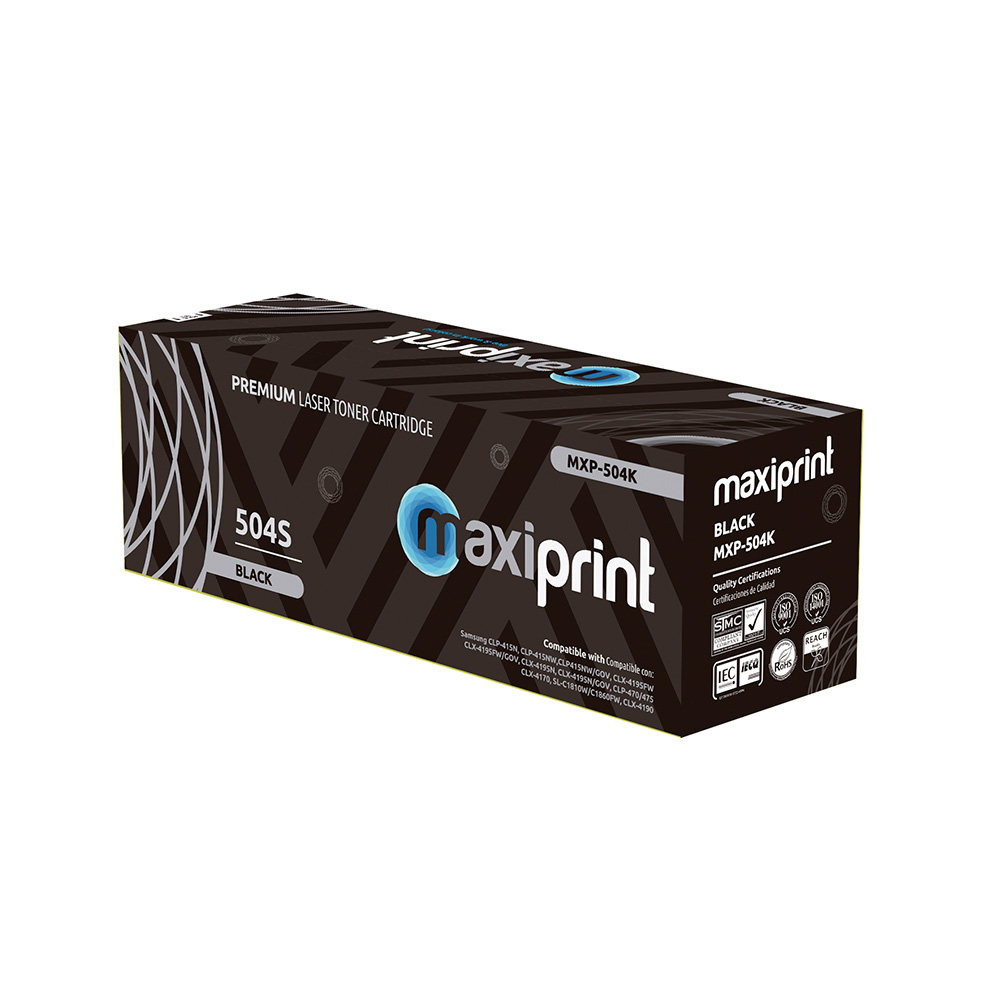 Cartucho de Toner Maxiprint Compatible con Samsung CLT-K504S negro