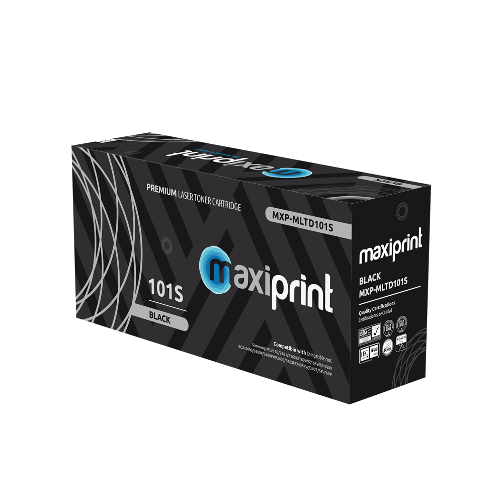 Cartucho de Toner Maxiprint Compatible con Samsung MLTD101S negro