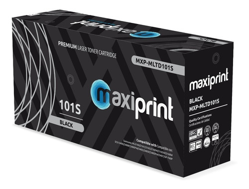 Cartucho de Toner Maxiprint Compatible con Samsung MLTD101S negro