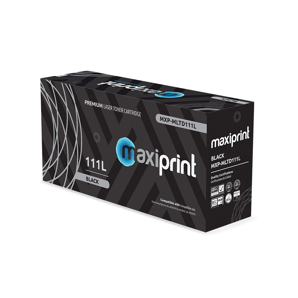 Cartucho de Toner Maxiprint Compatible con Samsung MLTD111L negro