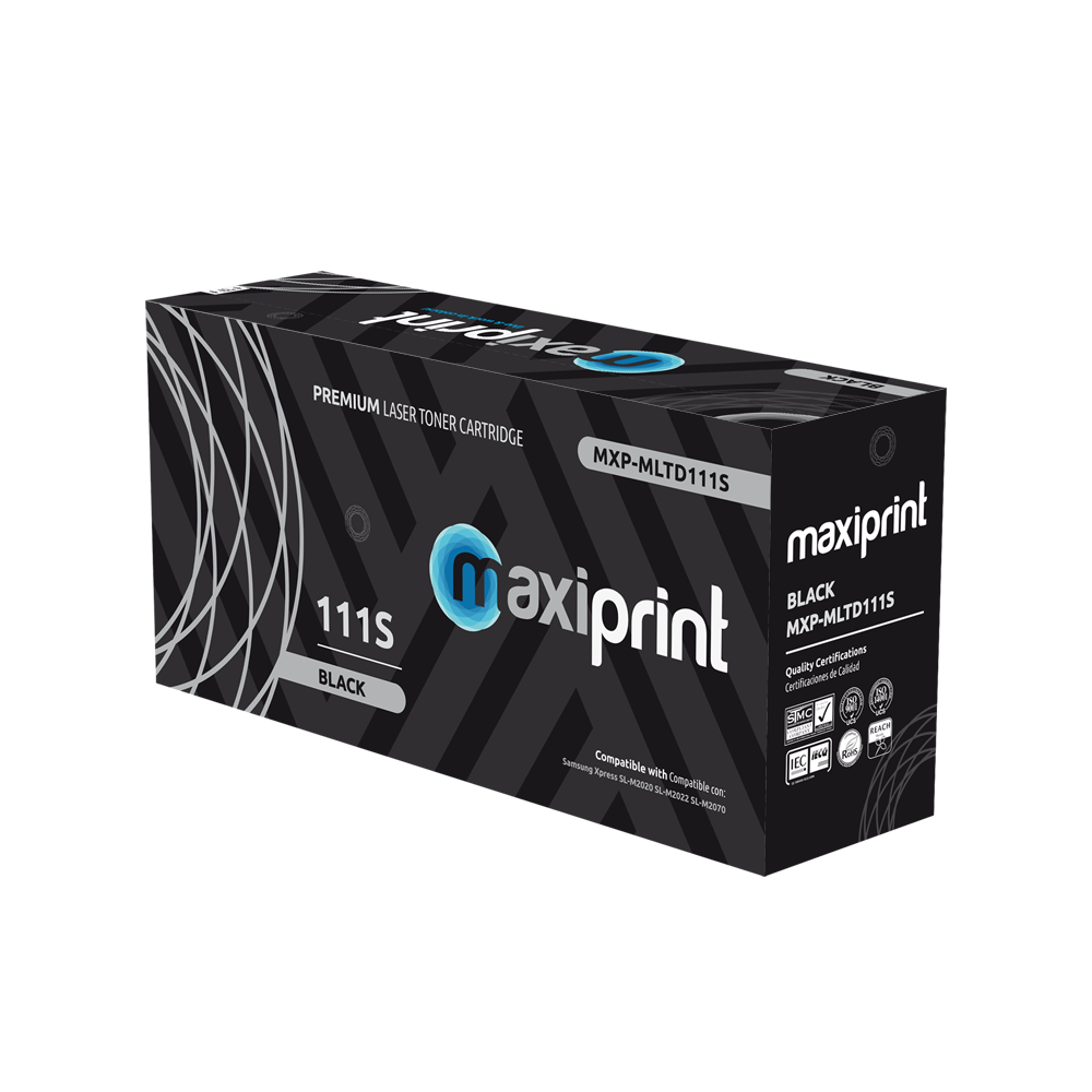 Cartucho de Toner Maxiprint Compatible con Samsung MLTD111S negro