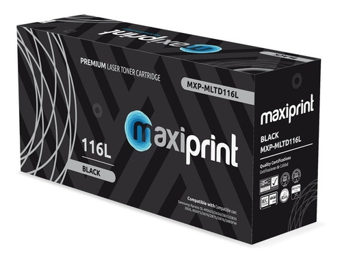 Cartucho de Toner Maxiprint Compatible con Samsung MLTD116L negro