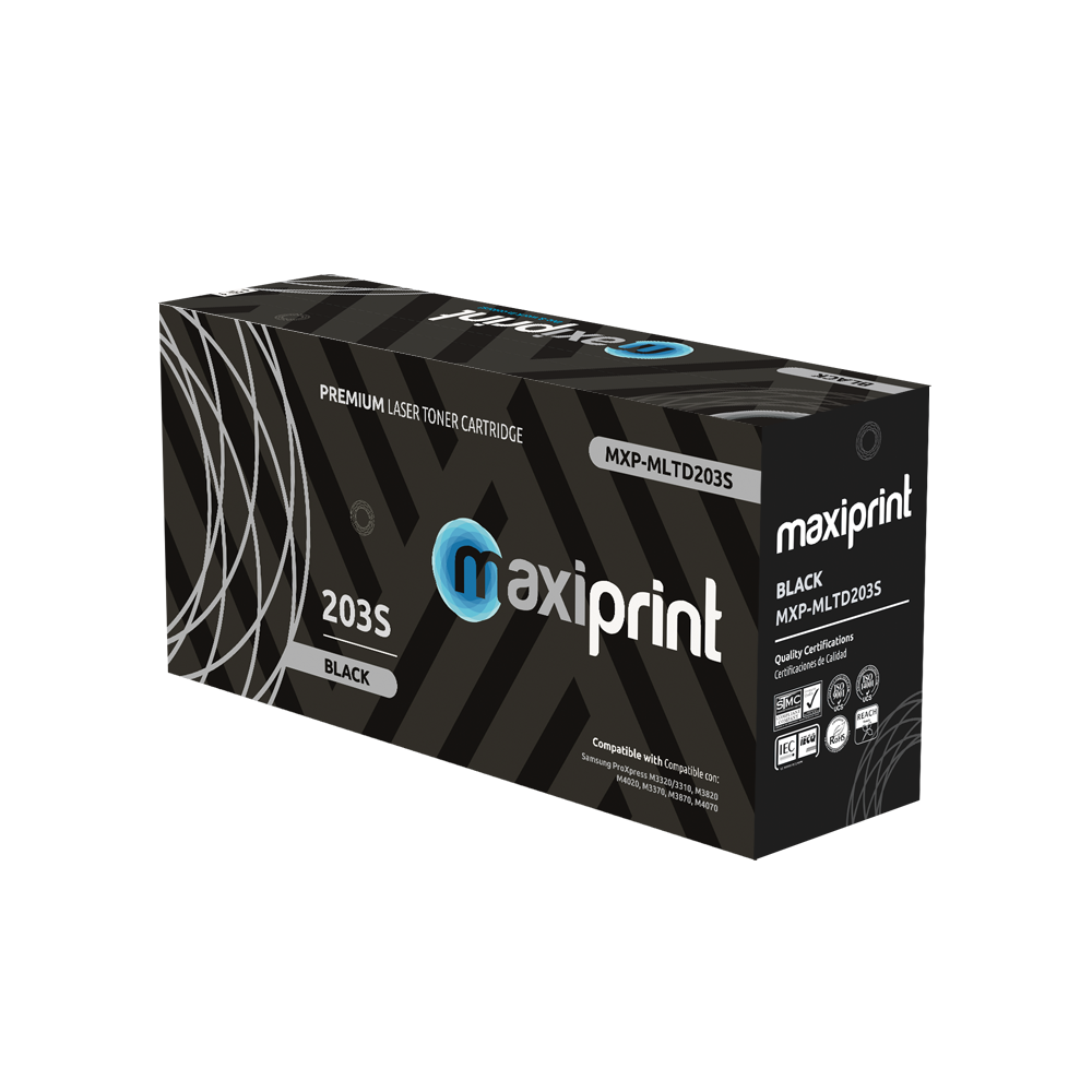 Cartucho de Toner Maxiprint Compatible con Samsung MTLD203S negro