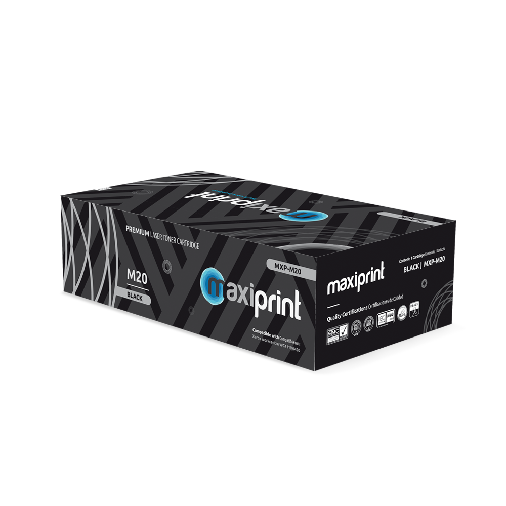 Cartucho de Toner Maxiprint Compatible con Xerox M20 106R01047 negro