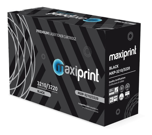 Cartucho de Toner Maxiprint Compatible con Xerox 3210/3220 106R01487 negro