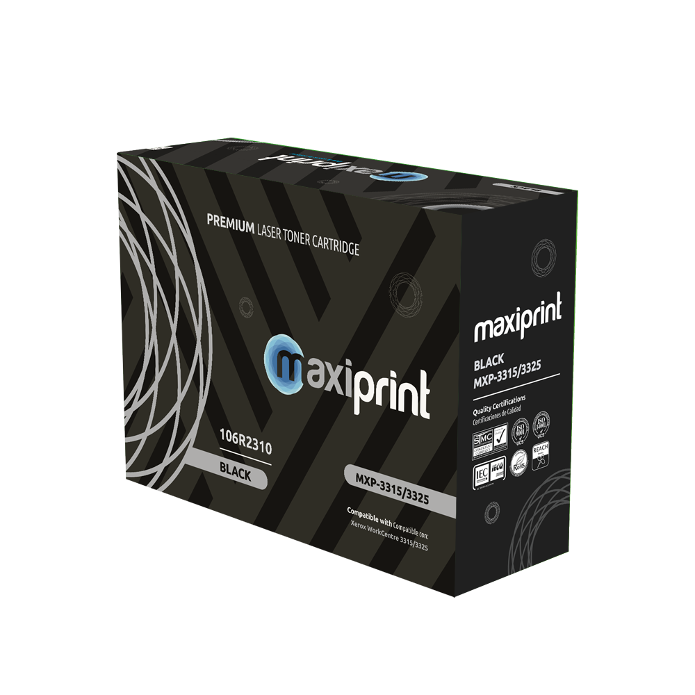 Cartucho de Toner Maxiprint Compatible con Xerox 3315/3325 106R02310 negro
