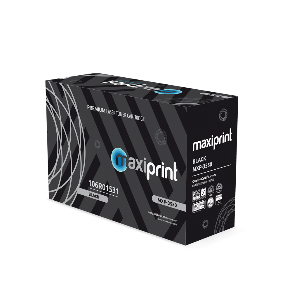 Cartucho de Toner Maxiprint Compatible con Xerox 3550 106R01531 negro