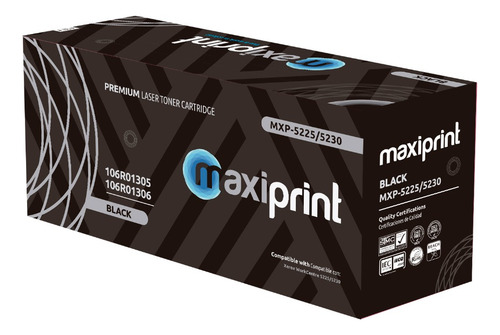Cartucho de Toner Maxiprint Compatible con Xerox 5225/5230 106R01305/106R01306 negro