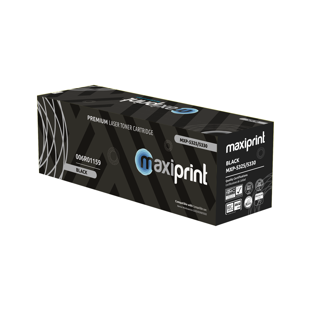 Cartucho de Toner Maxiprint Compatible con Xerox 5325/53300 006R01160 negro